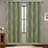 100% Blackout Thermal Insulated Curtains - Wave Line with Dots Silver Print, Grommet Top, 2 Panels-73219870-98071749