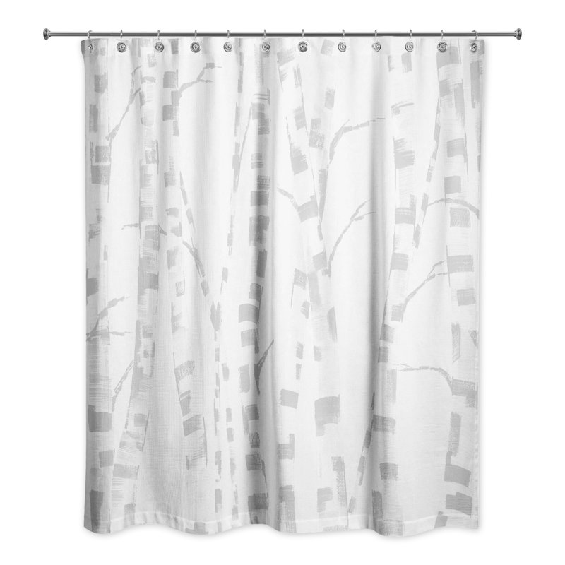 Rideau de douche Tyche, Gris clair