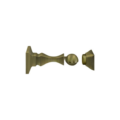 Support de porte magnétique Deltana MDH35U5 3 1/2 po; finition laiton antique