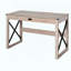 X-Frame Writing Desk with Drawer