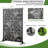 Outdoor Freestanding Metal Privacy Screen Panel Divider