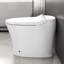 Toilette moderne en céramique avec option de double chasse d'eau et protection imperméable haute nuit intelligente