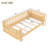 Twin Size Toddler Solid Wood Kids Bed With Safety Guardrails-2069757416