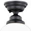 Plafonnier semi-encastré 1 lumière 12 po Mandy-27894515-27894516
