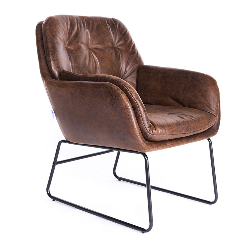 Faux Leather Armchair