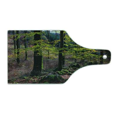 Planche à découper en verre trempé Ambesonne