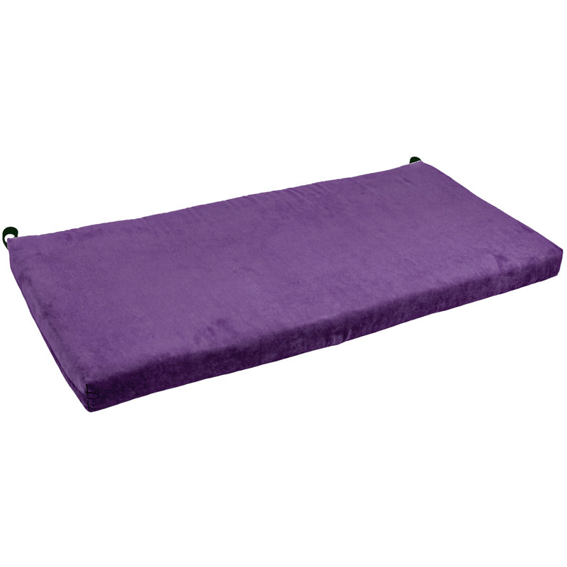 Outdoor 3'' Seat Cushion, 54'' W x 19'' D, Purple