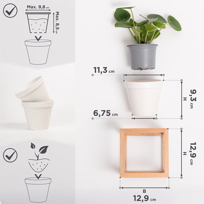 Aleyiah Wood Wall Planter