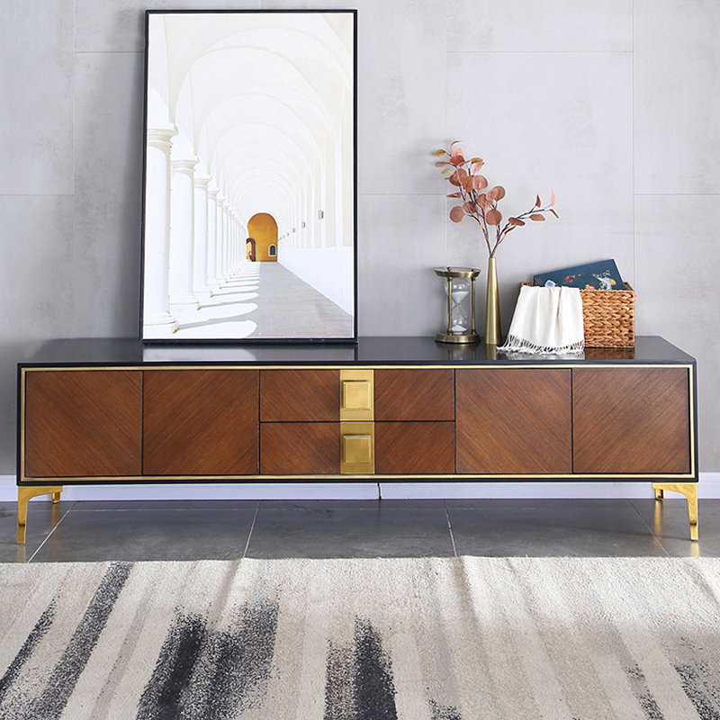 Meuble de rangement de meuble télé moderne et luxueux