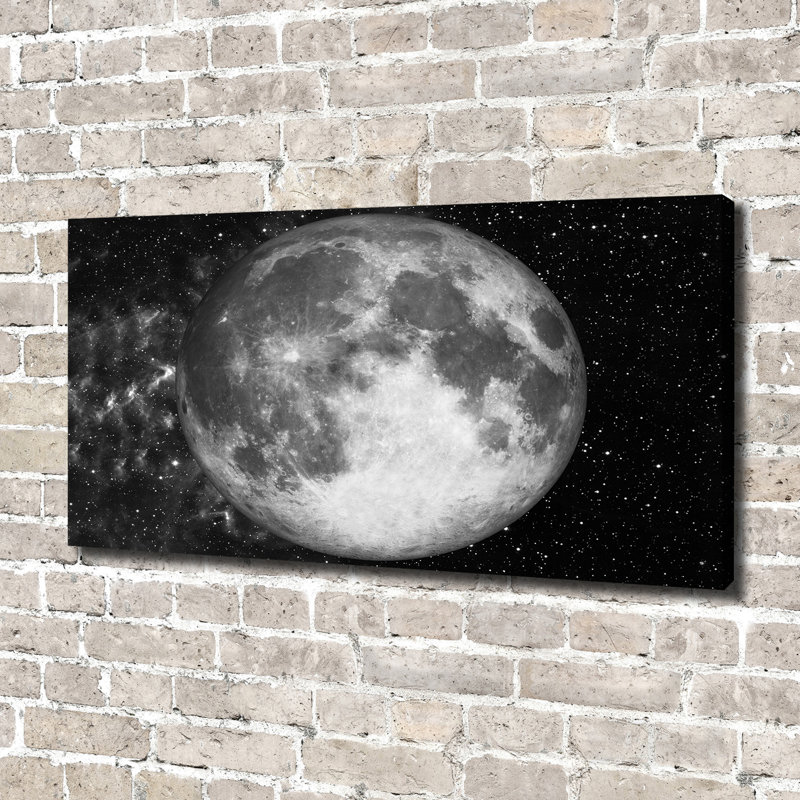 Moon 1 Piece Wall Art on Canvas