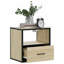 40cm W Metal Bedside Table-2076591231