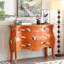 Commode décorative élégante à 3 tiroirs-110430940