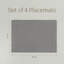 Over&Back 100% Linen Woven Placemats, Set of 4-101293248