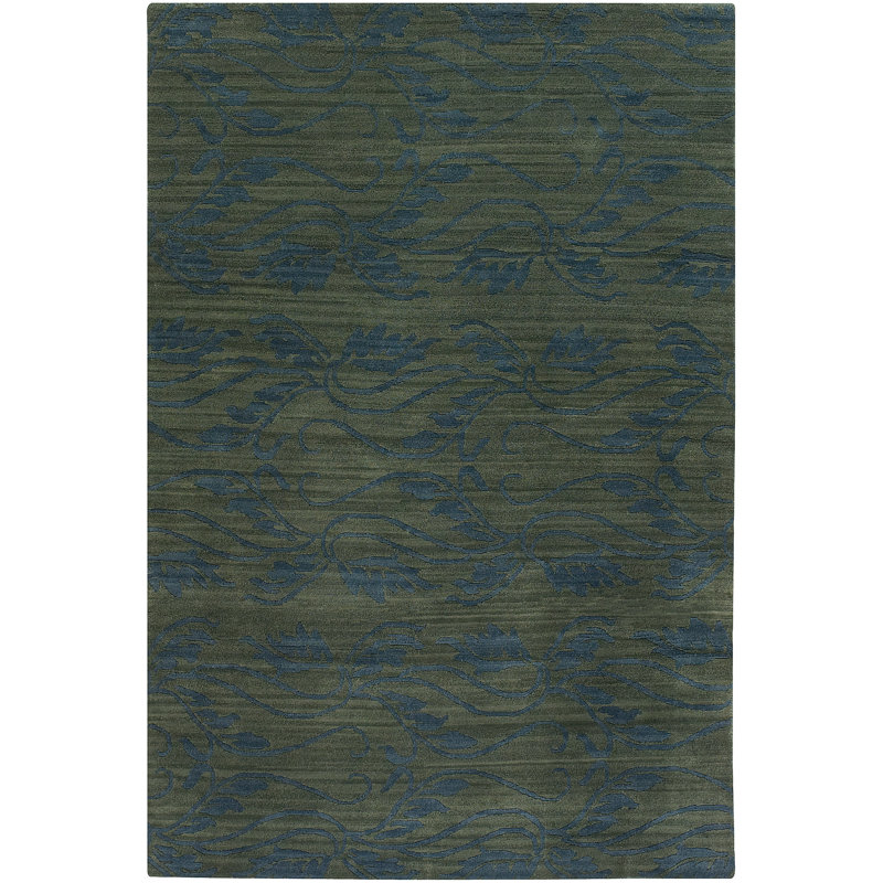 Malo Wool Area Rug in Gray, Rectangle 7'9" x 10'6"