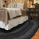 Cristene Braided Jute Reversible Black/Gray Rug