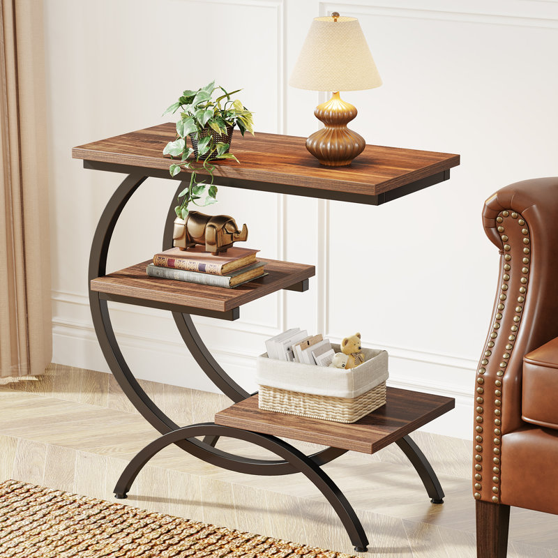 Table de bout Raylen C, Brun