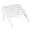 Ensemble de 5 chaises d'extérieur en poly Adirondack avec table d'appoint et repose-pieds-646203294