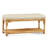 Summer Retreat Wicker Shelf Storage Bench-71425198-86505846