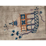 Hand Knotted Wool Area Rug