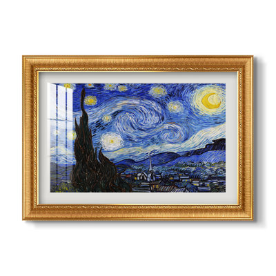 La Nuit étoilée, 1889 - Vincent van Gogh - Reproduction encadrée sur mesure