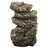 Polyresin Multi Level Logs Fountain with LED Light