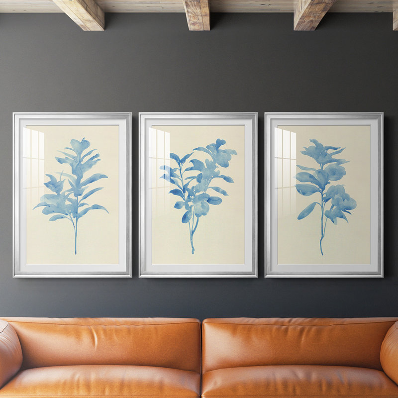 Verditer Fig I, reproduction encadrée de qualité supérieure - prête à être accrochée, H 42,5 po x l 91,5 po x P 1,25 po