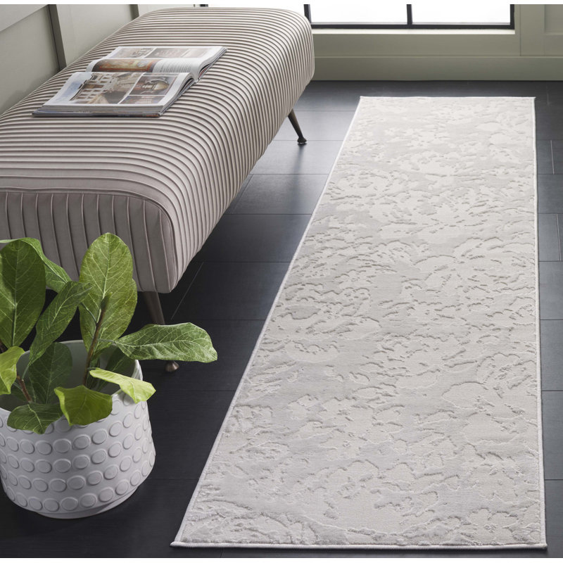 Dubree 100 Performance Floral Rug, Runner 2' x 8'