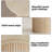 Round Solid Wood Base Dining Table for 6 , 47" Circular Tabletop