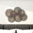 Metal Geometric Overlapping Perforated Plate Black Wall Decor