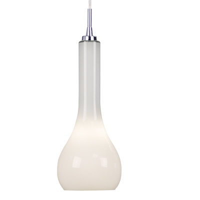 Garnich 1 - Light Chrome LED Teardrop Pendant