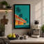 Modernist Palms and Form Mid-Century - Wrapped Canvas-1264537031-1264537026