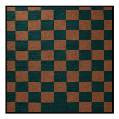 Machine Washable Botanical Brown Area Rug