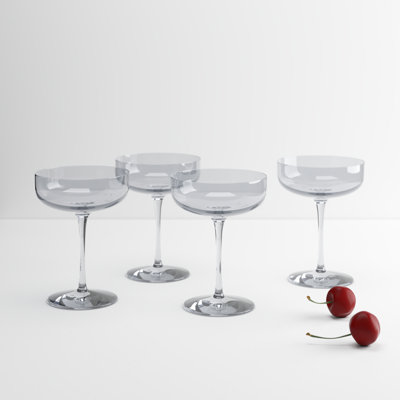 FUUM 10 oz. Crystal Coupe Glassware Set