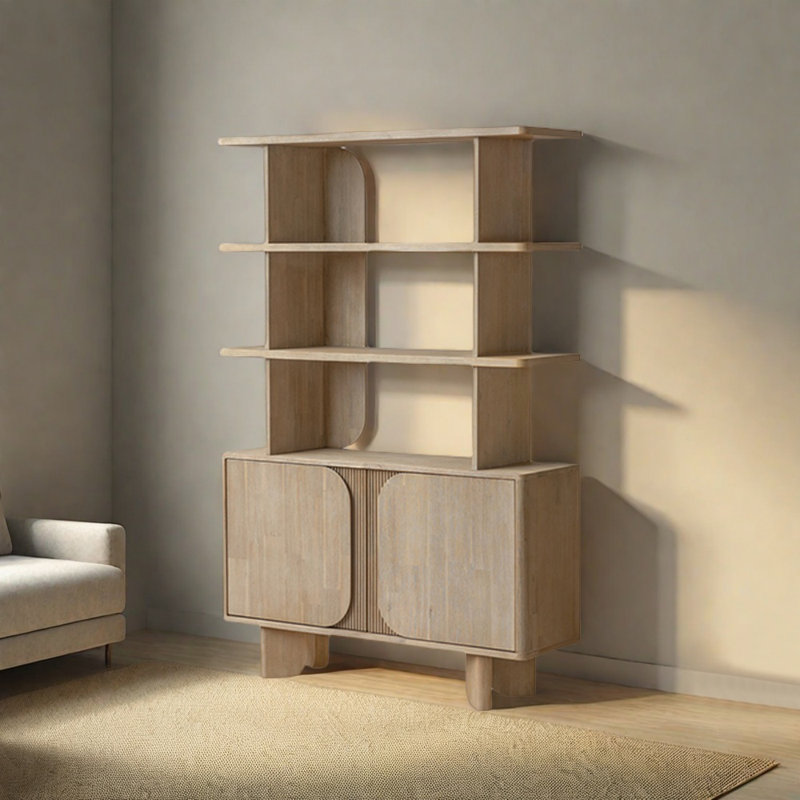 American style retro display bookcase