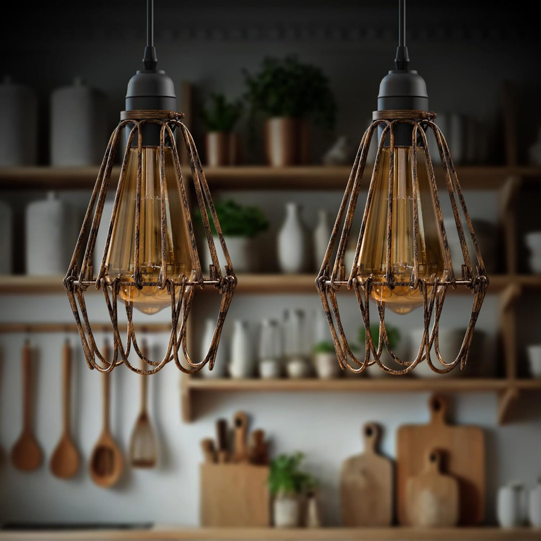 Annjelica 10cm H x 10cm W Metal Empire Lamp Shade