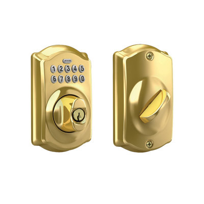 Schlage Keypad Deadbolt with Camelot Trim