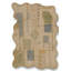 Tapis beige tissé à motif de poissons Mosso-379628732