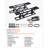 Portable Car Lift, 9000 lbs Capacity, Heavy Duty Steel Truck Lift with 28" Max Height, 120V Power Unit, Wheels, 4 Rubber Pads & 4 Lifting Columns for Cars, SUVs, Trucks, Home Garage or Shop Use