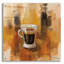  «Abstract Coffee 4» par Silvia Vassileva, art mural en verre acrylique, 24 po x 24 po-789713402