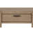 Curved 1-Drawer Console Table - Toffee