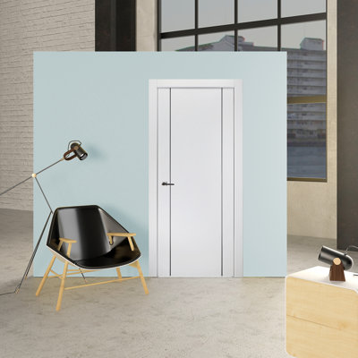 Belldinni 79.375 in. H Slab Door