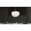  Luminaire suspendu 1 lumière avec abat-jour en plumes blanches