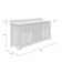Derby 72" Carrara White Marble Countertop Bath Vanity with Faucet and Mirror