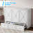 Murphy Bed Queen With Mattress,Modern Cabinet Bed With Storage Drawer & Usb Charging Station, Solid Wood-1300036320