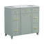 Meuble-lavabo 36 po, portes à fermeture douce, tablettes réglables et tiroir de rangement pour sèche-cheveux-1265489349