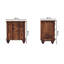 Solid Wood Rectangle Accent Cabinet
