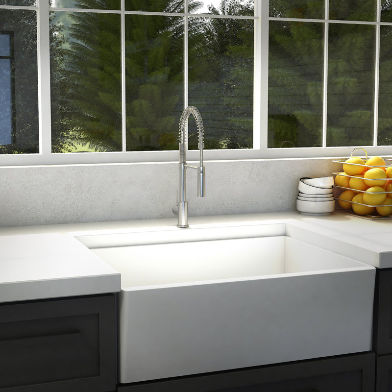 Sierra Pull Down Single Handle Kitchen Faucet with Side Spray and Accessories, Chrome
