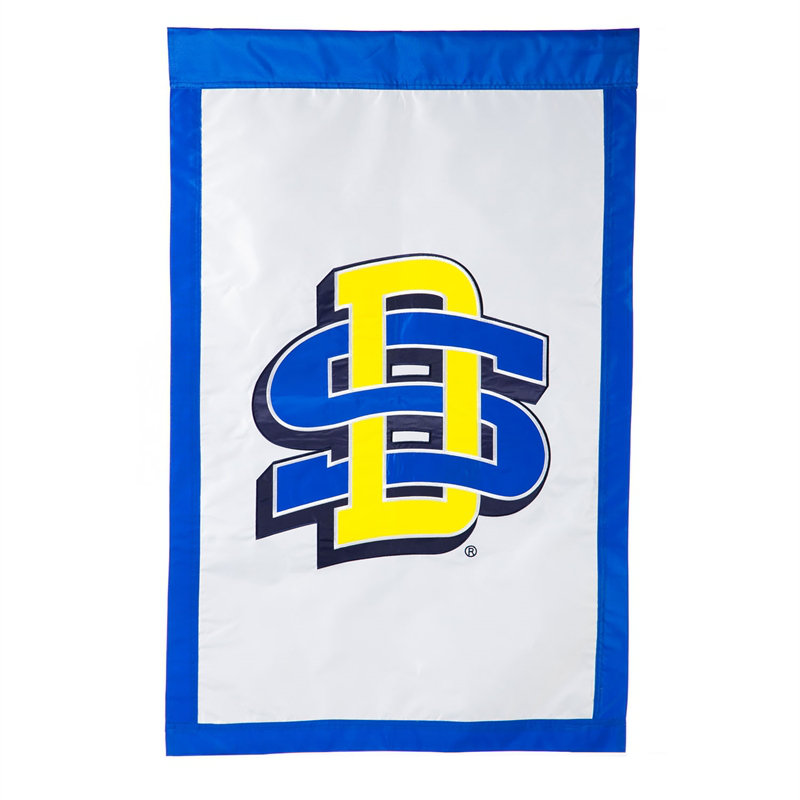 « south dakota state university », 2 côtés 44 x 28 po bannière en plumes