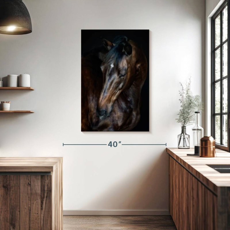Brampt Sunlit Horses I, 39" H x 26" W