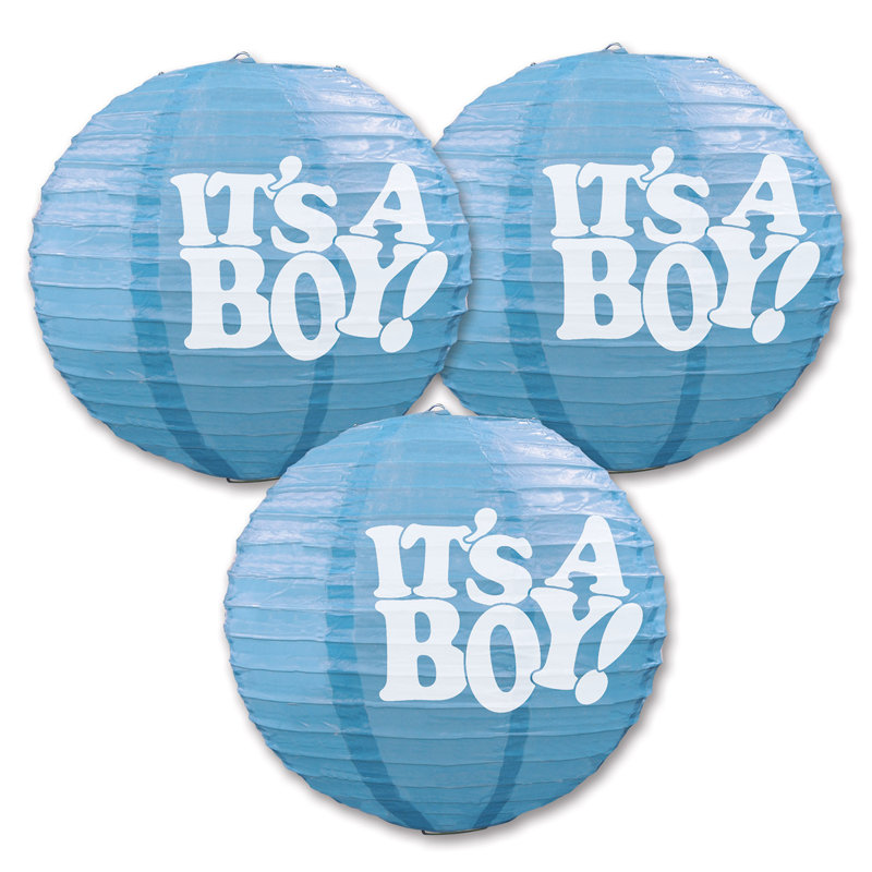 It's A Boy! Lanternes en papier